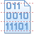 Binary data icon
