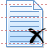 Corrupt text icon