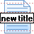 Rename document icon