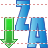 Sorting Z-A icon