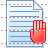 Text file error icon